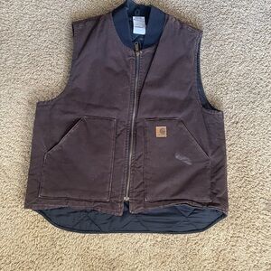 Carhartt brown vest